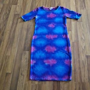 Lularoe Custom tie dyed Julia Size small